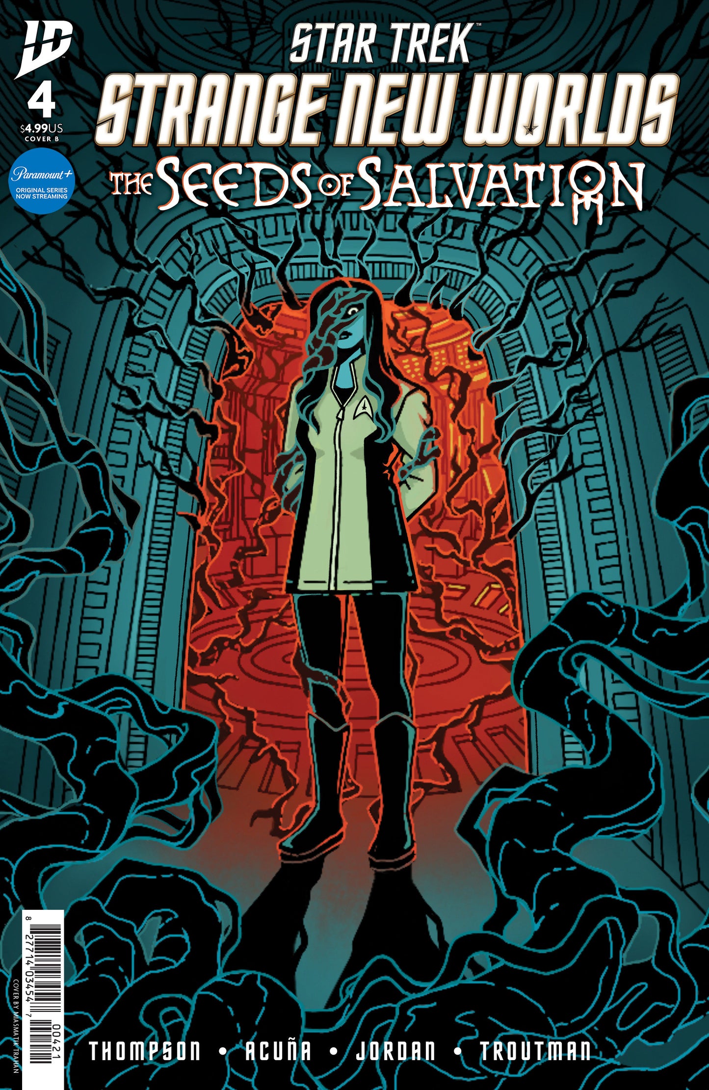 STAR TREK: STRANGE NEW WORLDS--THE SEEDS OF SALVATION #4 VARIANT B (TRAHAN)