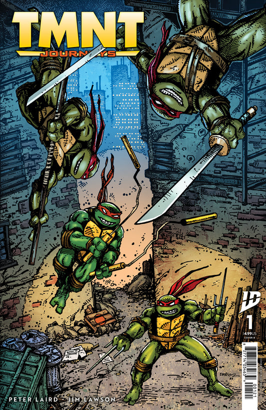 TMNT: JOURNEYS #1 VARIANT B (EASTMAN)