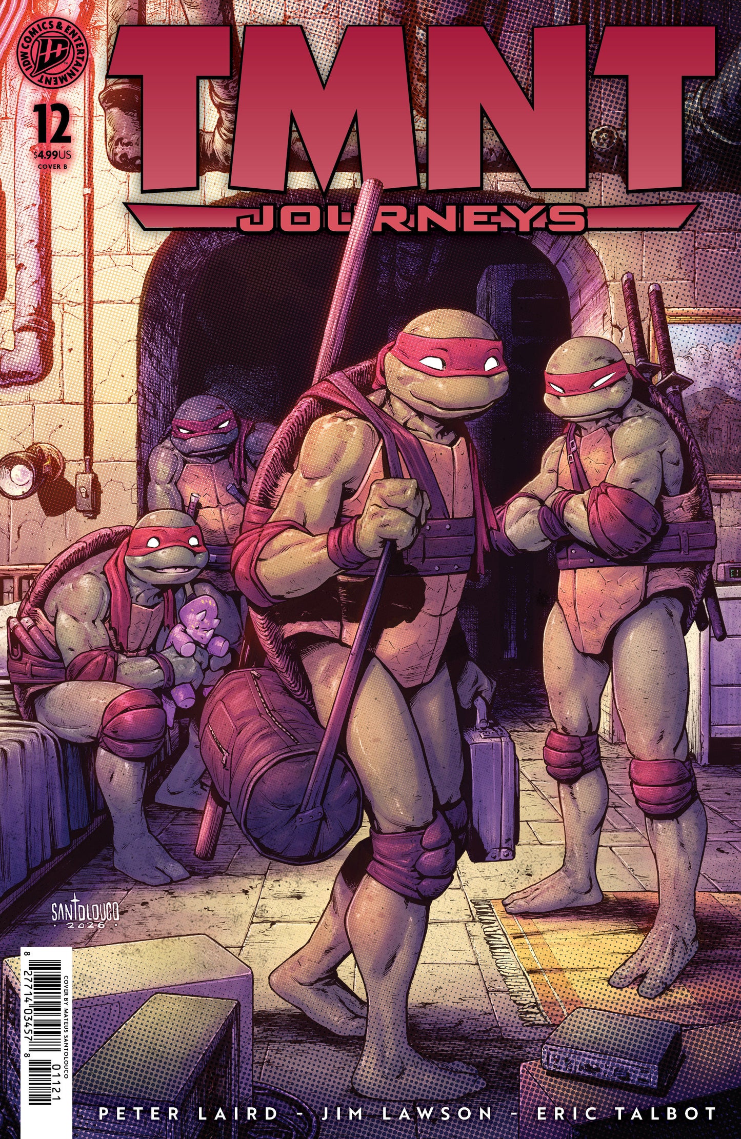 TMNT: JOURNEYS #12 VARIANT B (SANTOLOUCO)