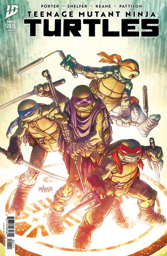 TEENAGE MUTANT NINJA TURTLES: ANNUAL 2025 COVER A (SANTOLOUCO)