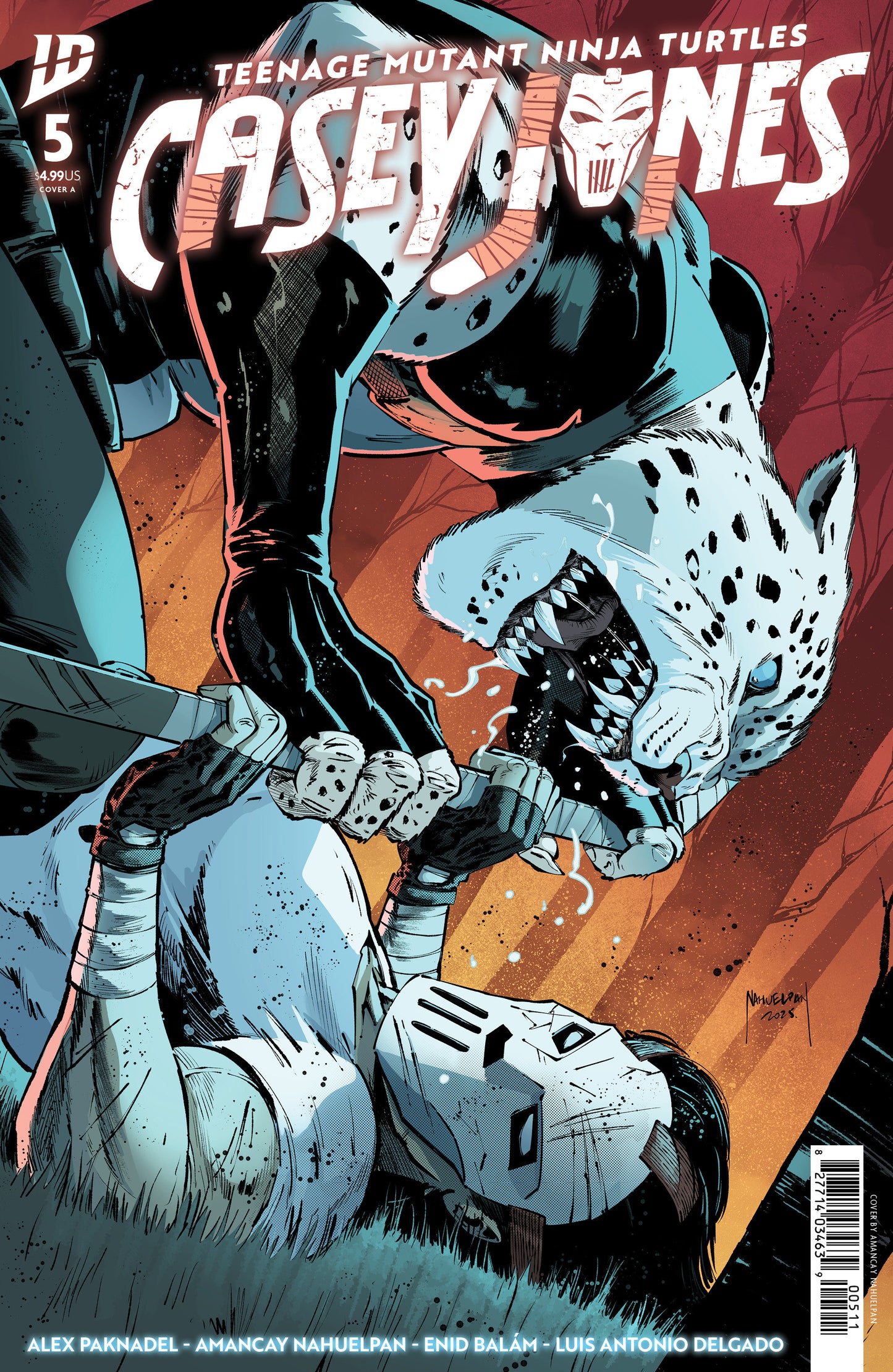 TEENAGE MUTANT NINJA TURTLES: CASEY JONES #5 COVER A (NAHUELPAN)