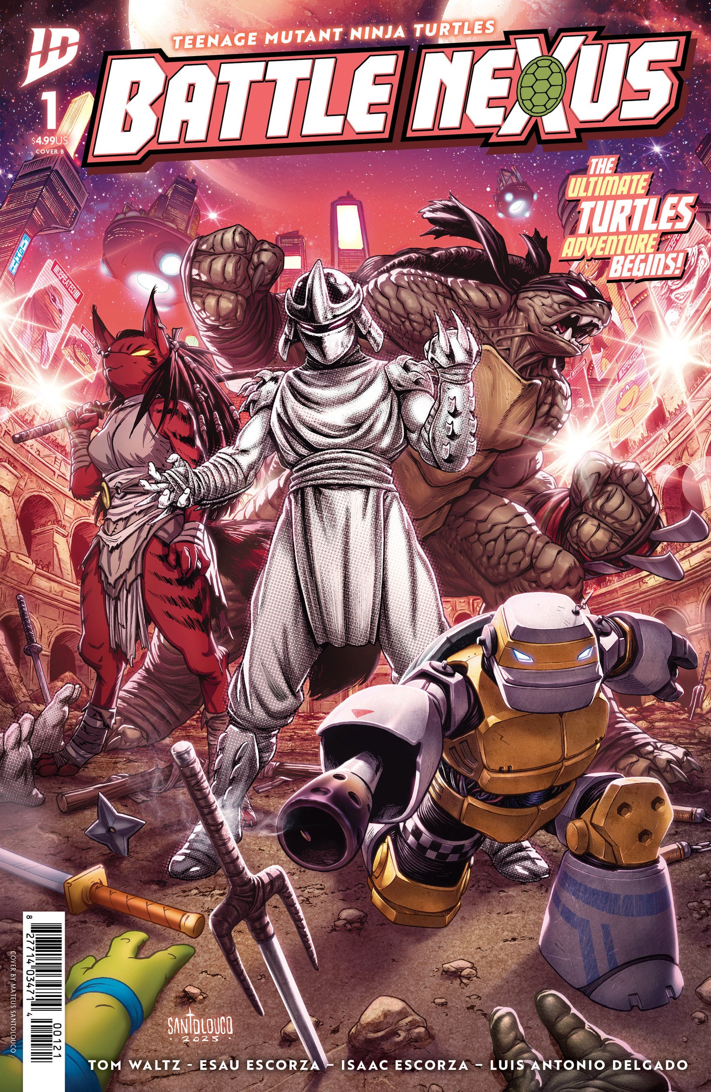 TEENAGE MUTANT NINJA TURTLES: BATTLE NEXUS #1 VARIANT B (SANTOLOUCO)