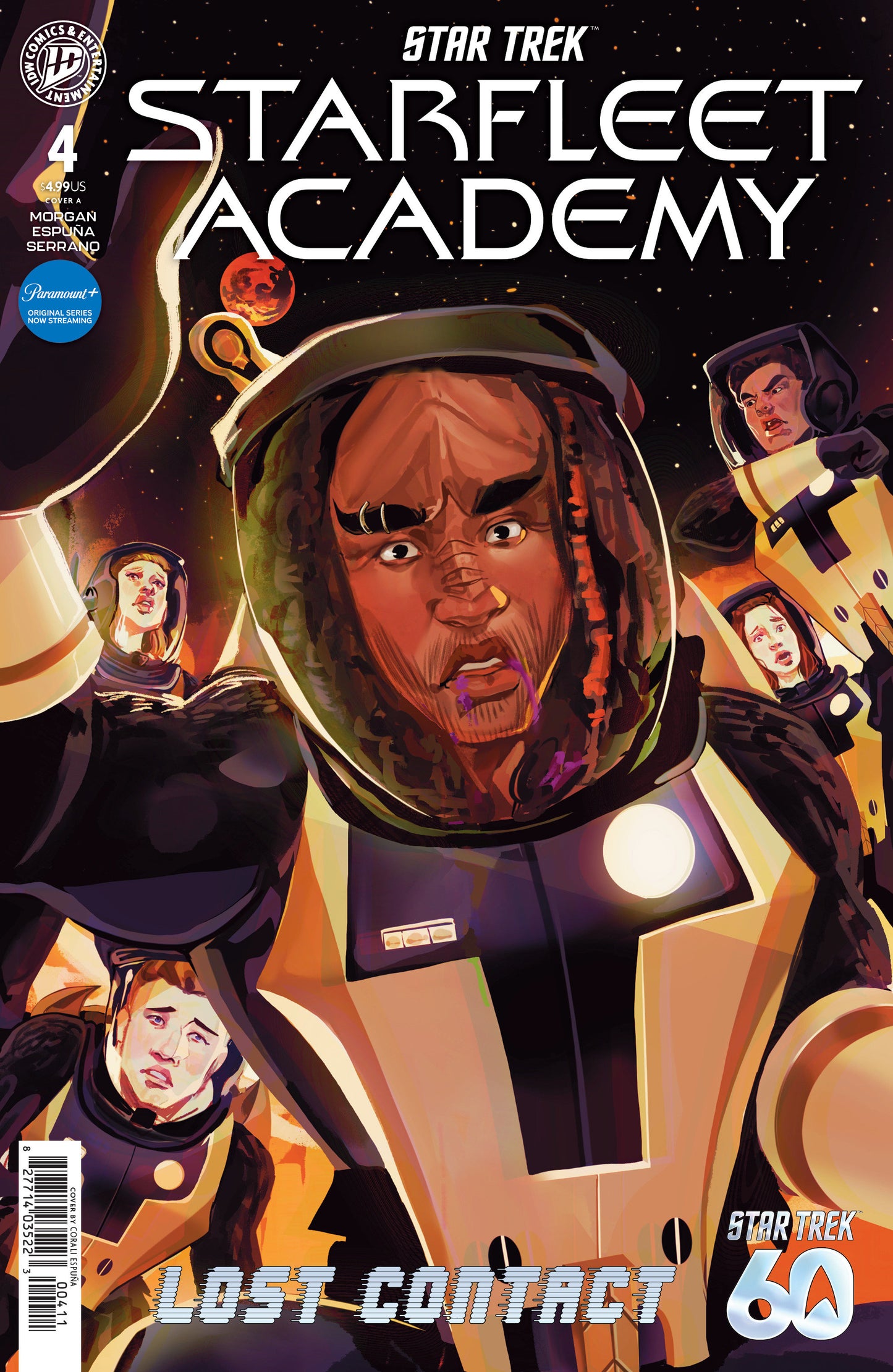STAR TREK: STARFLEET ACADEMY--LOST CONTACT #4 COVER A (ESPUNA)