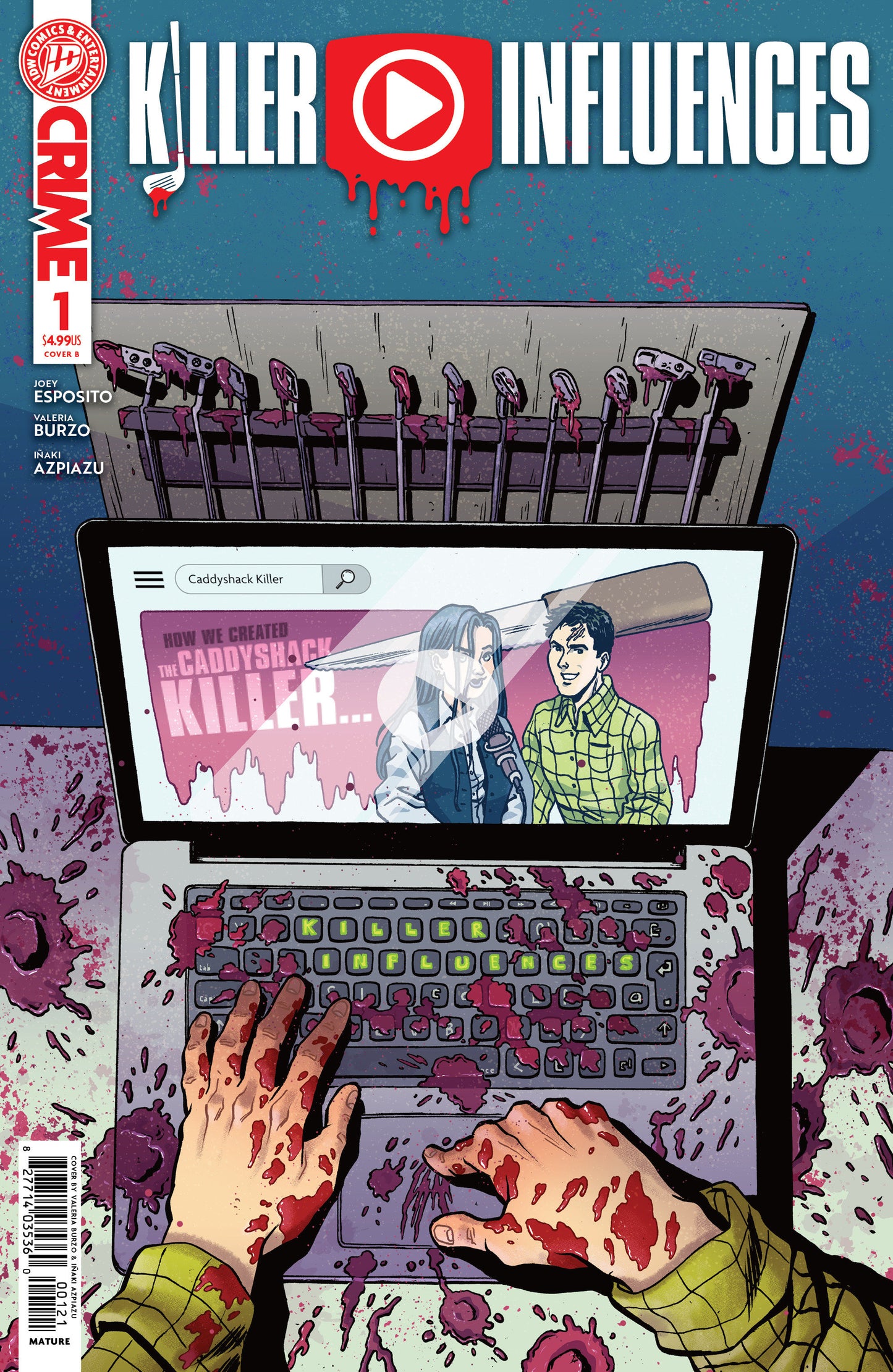 KILLER INFLUENCES #1 VARIANT B (BURZO)