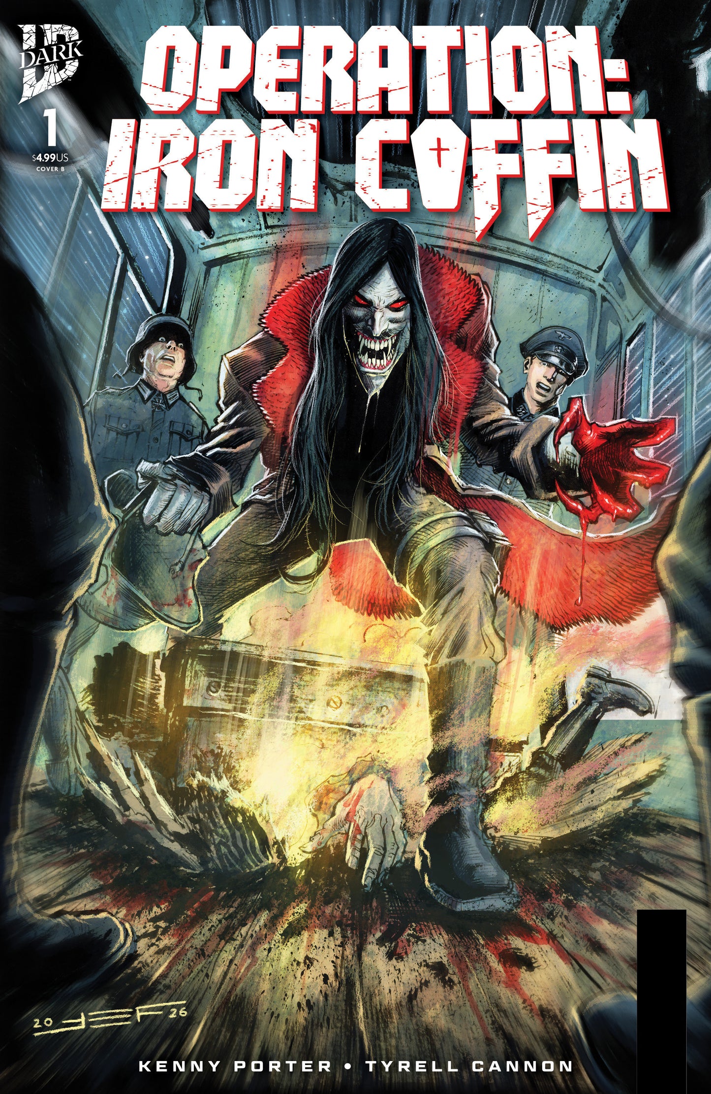 OPERATION: IRON COFFIN #1 VARIANT B (FERREYRA)