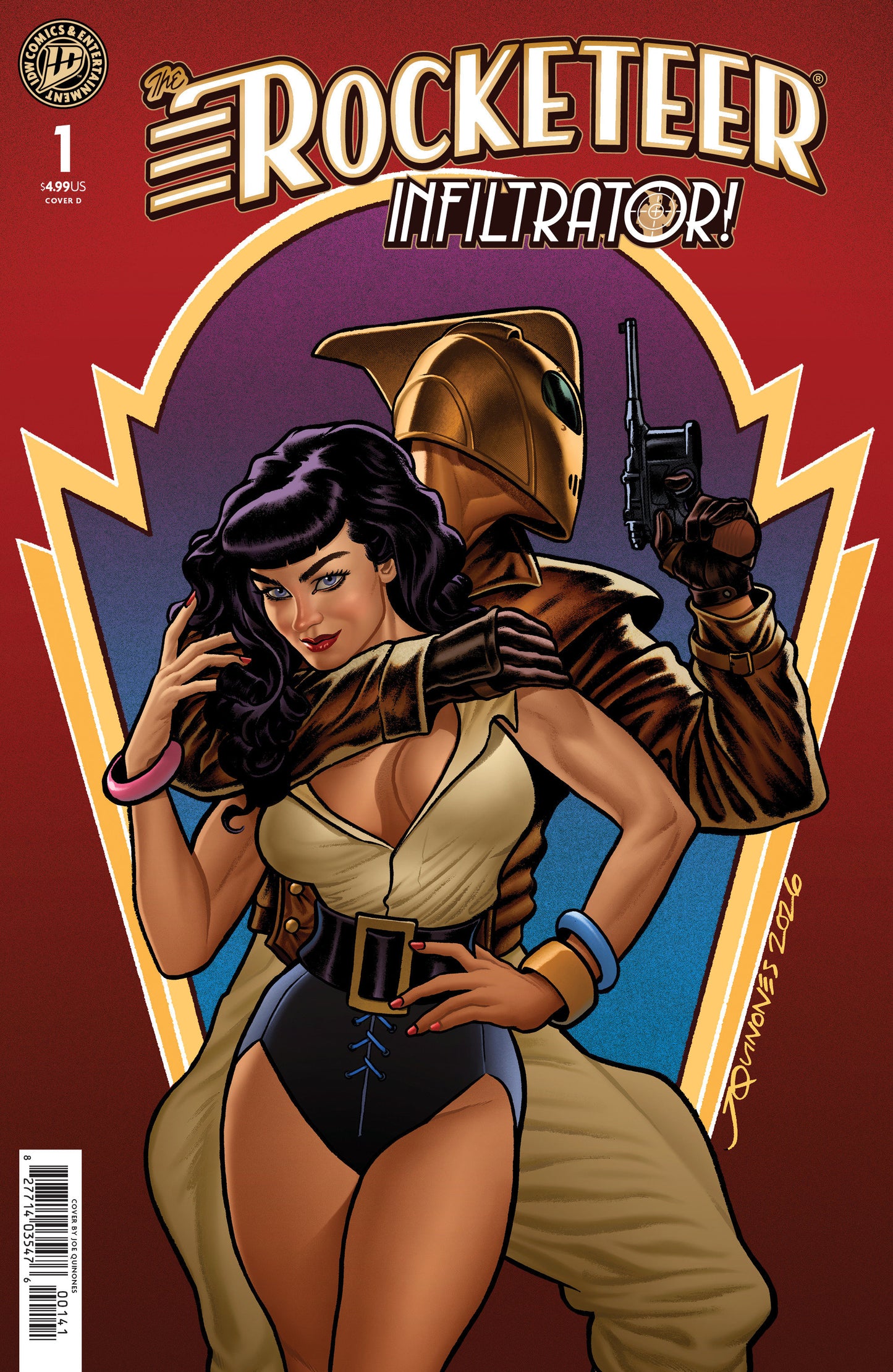 THE ROCKETEER: INFILTRATOR! #1 VARIANT D (QUINONES)