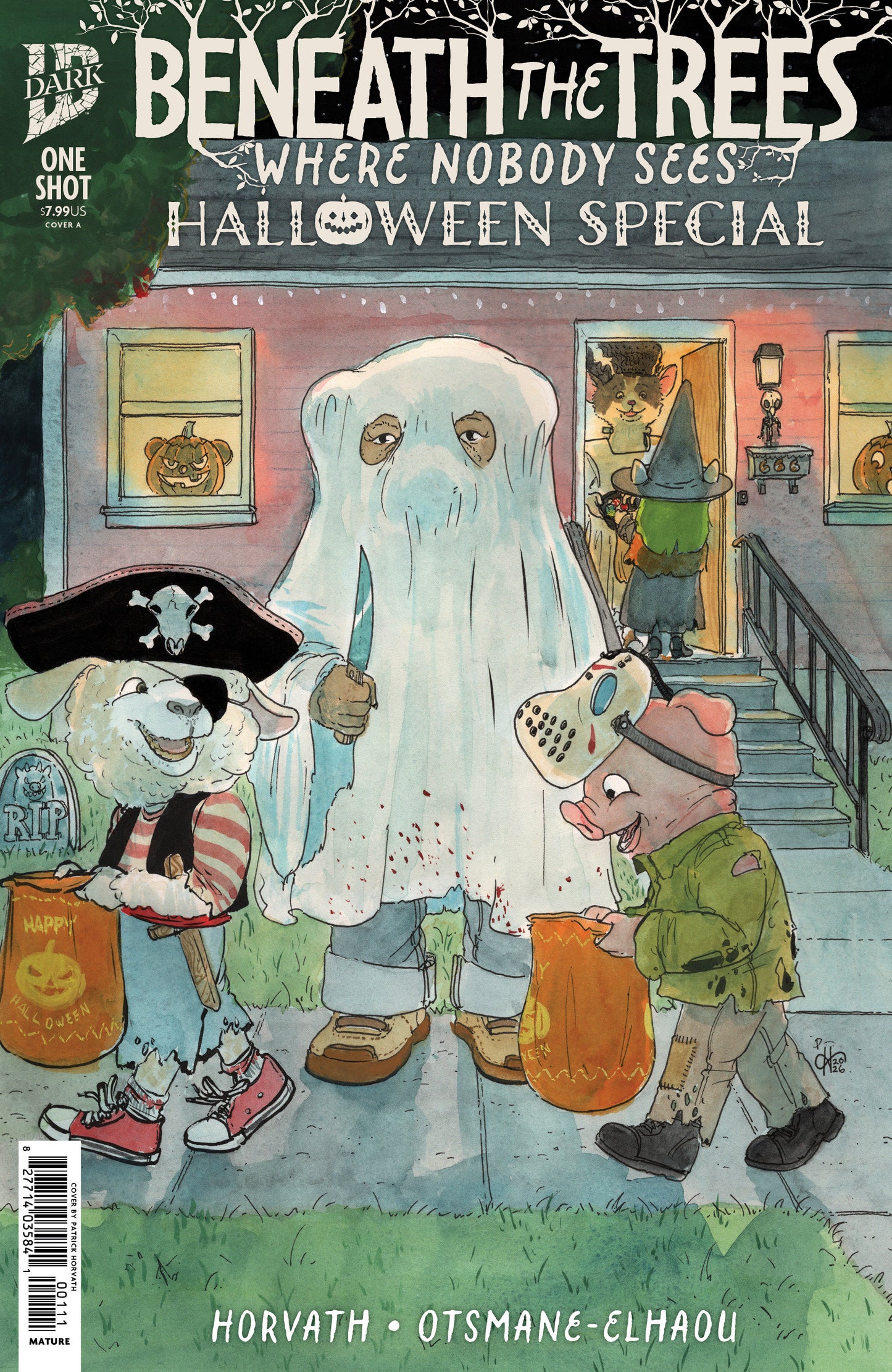 BENEATH THE TREES WHERE NOBODY SEES HALLOWEEN SPECIAL COVER A (HORVATH)