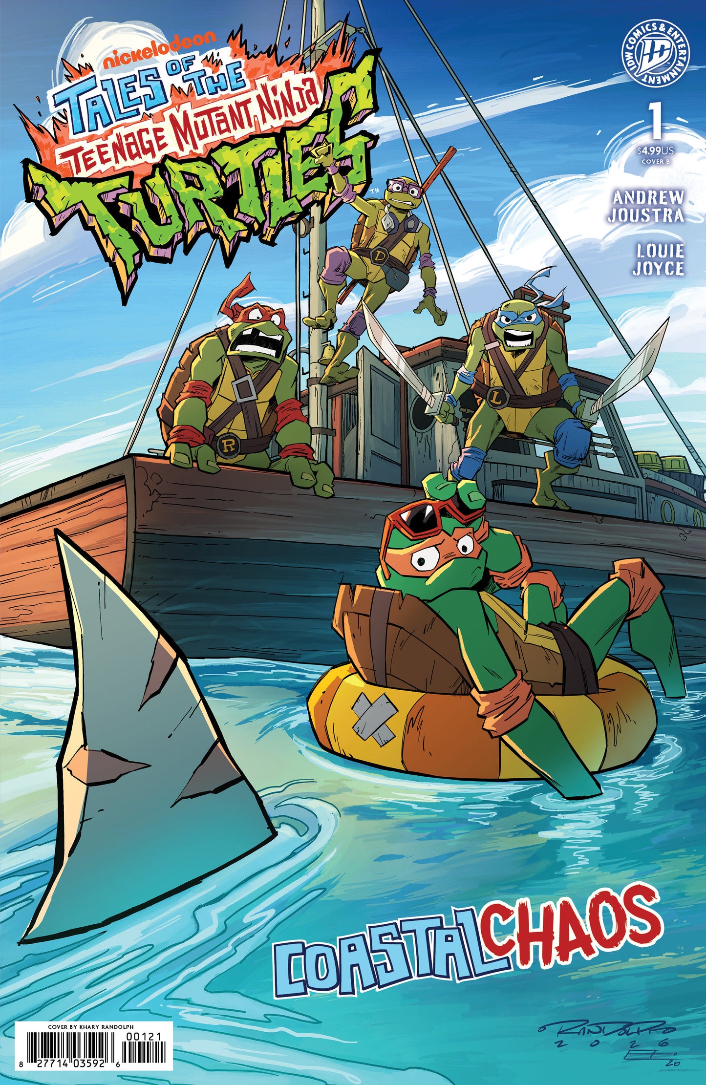 TALES OF THE TEENAGE MUTANT NINJA TURTLES: COASTAL CHAOS #1 VARIANT B (RANDOLPH)