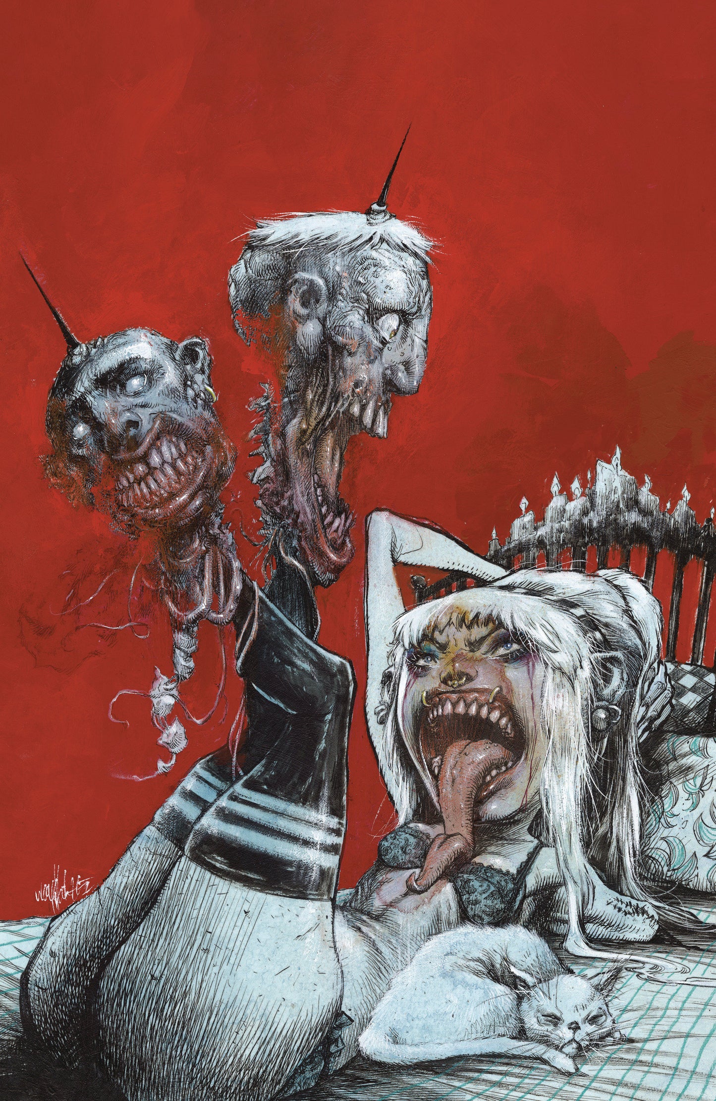 HELLO DARKNESS #14 C VARIANT (FULL ART, WAYSHAK)