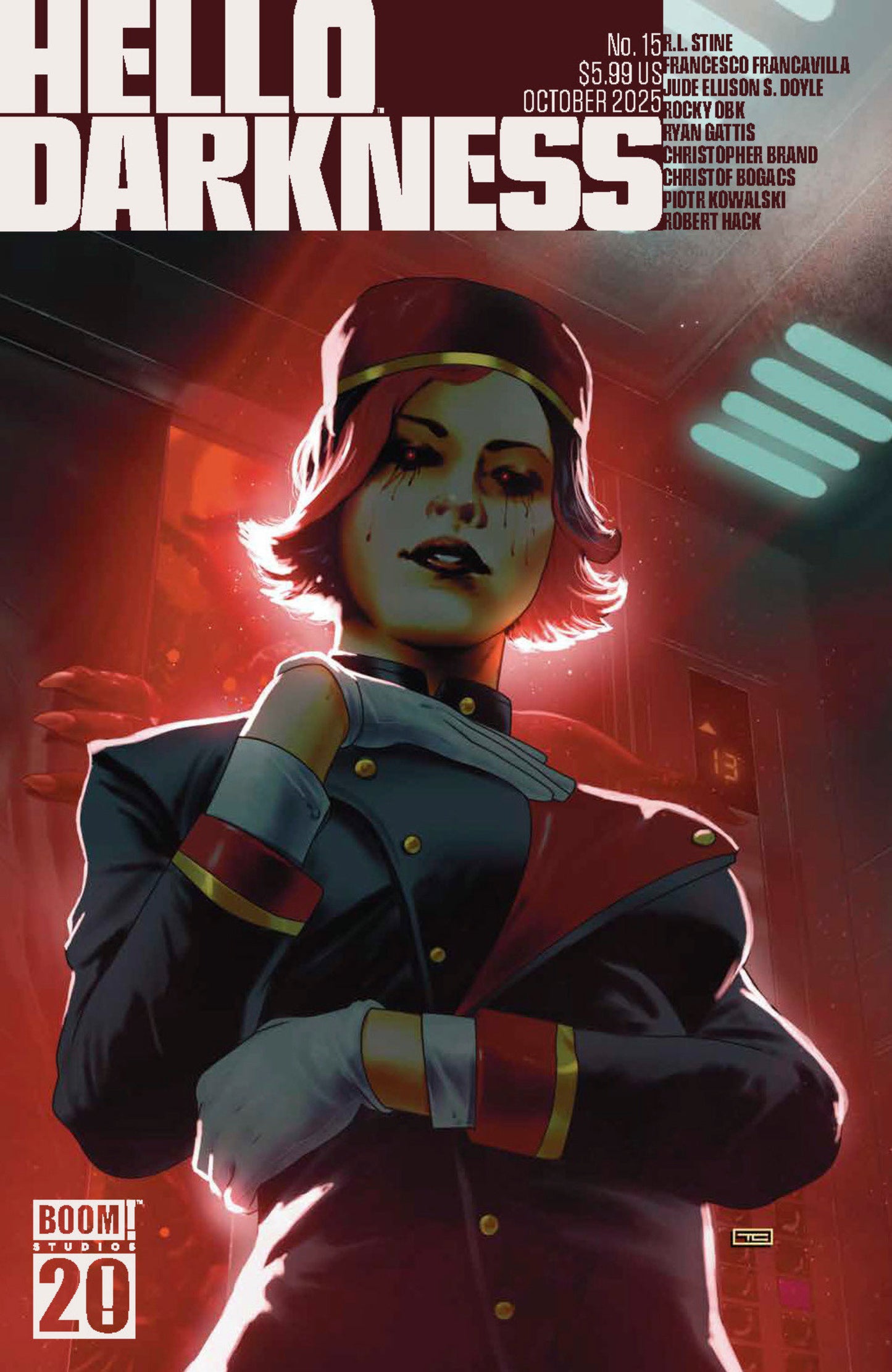 HELLO DARKNESS #15 D BOOM 20TH ANNIVERSARY VARIANT (DRESSED, CLARKE)