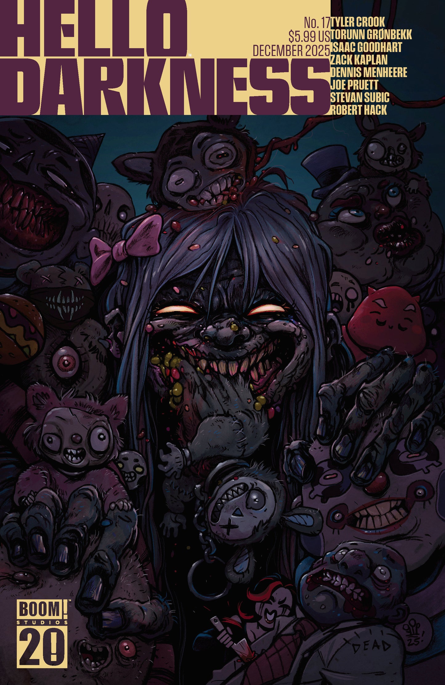 HELLO DARKNESS #17 D BOOM 20TH ANNIVERSARY VARIANT (DRESSED, DIALYNAS)