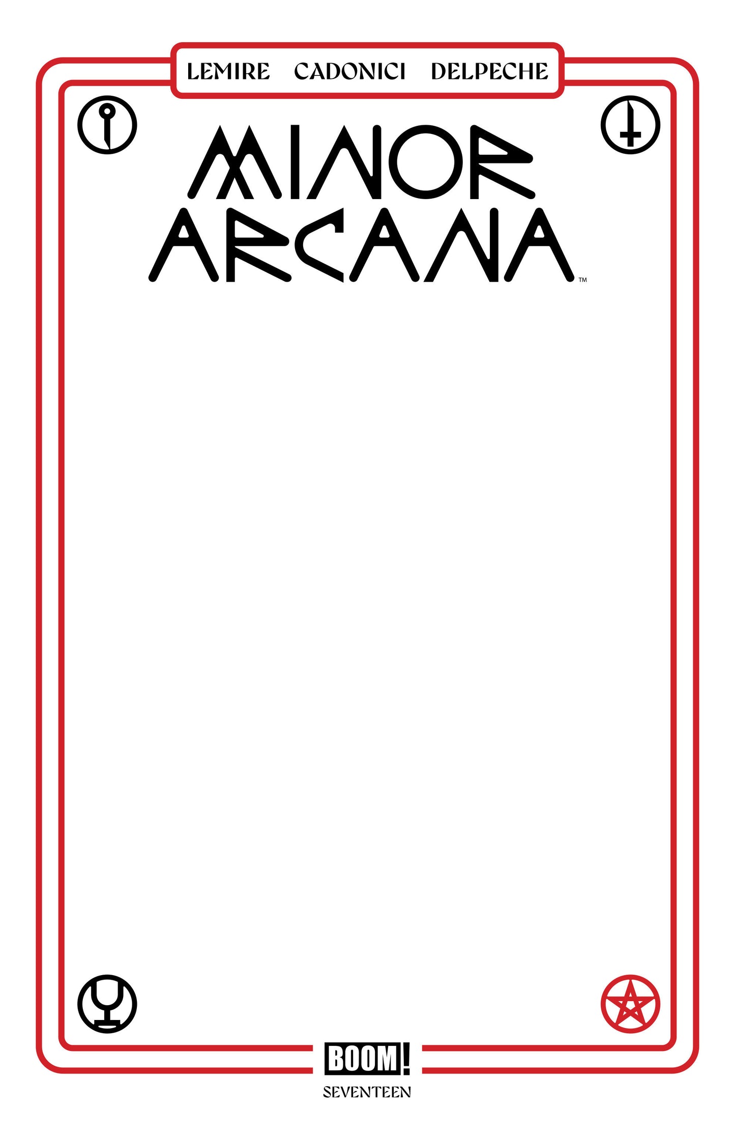 MINOR ARCANA #17 C BLANK SKETCH VARIANT