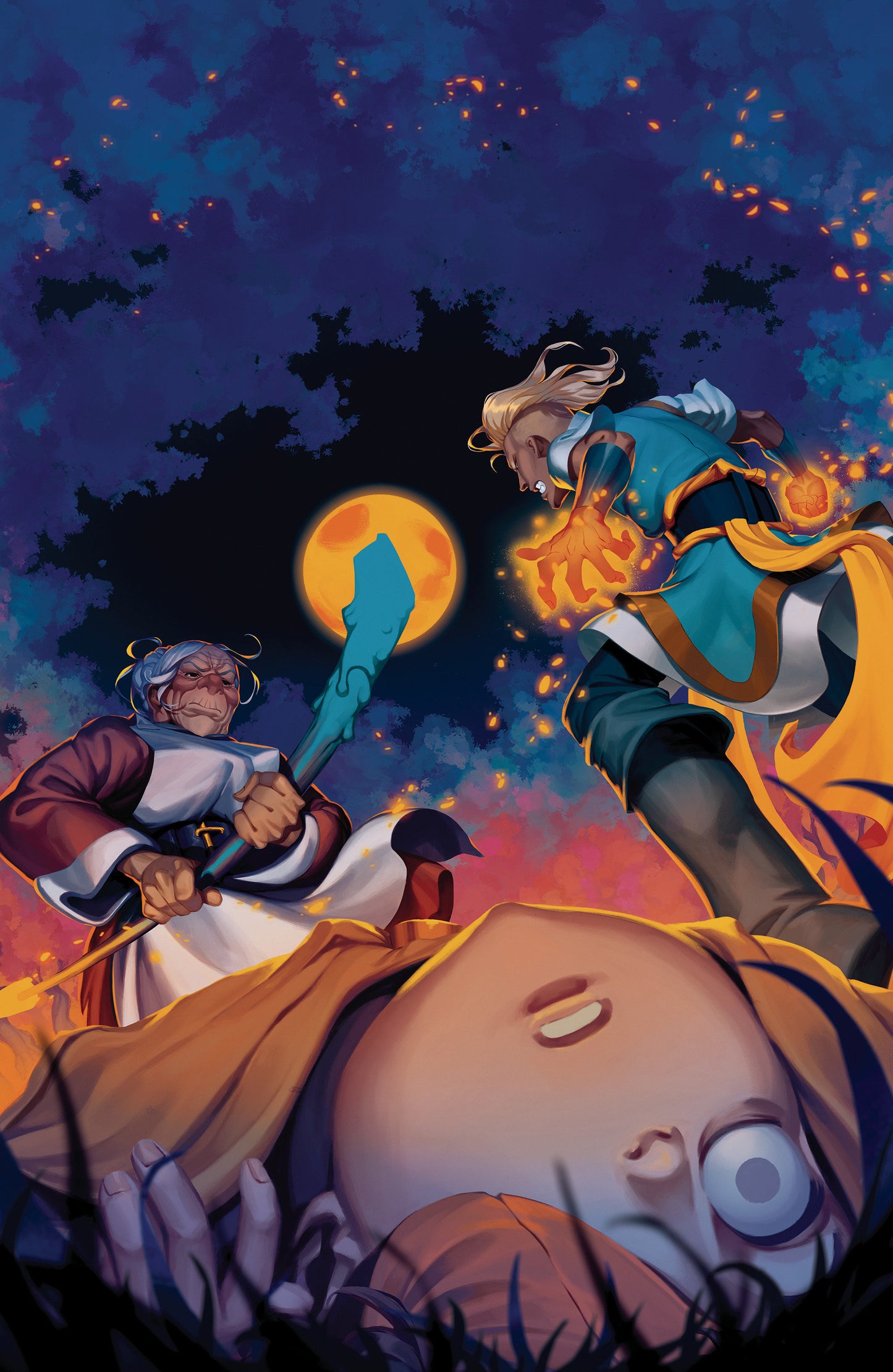 THE LAST WITCH: BLOOD & BETRAYAL #3 D UNLIMITED VARIANT (FULL ART, GLASS)