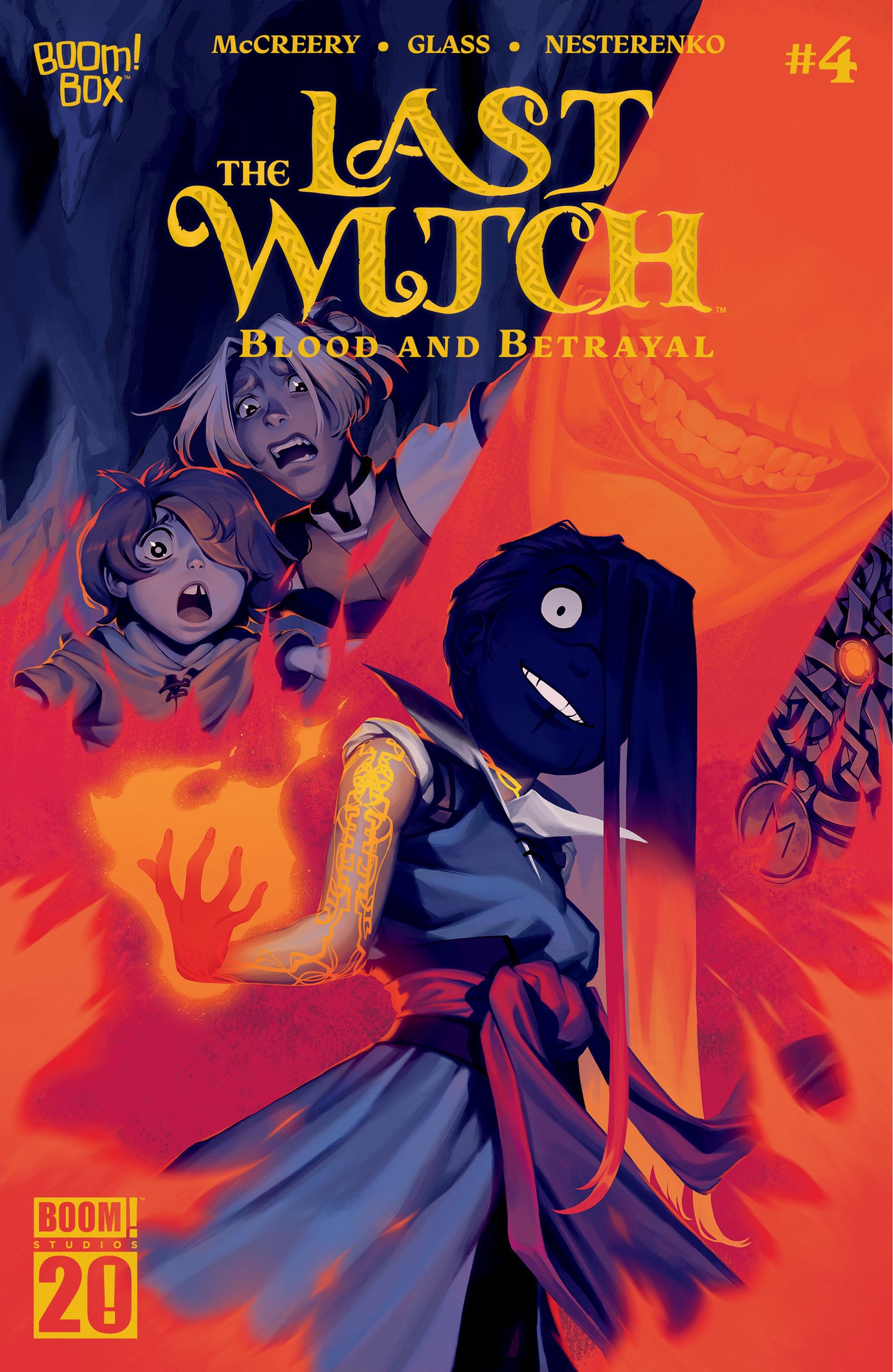 THE LAST WITCH: BLOOD & BETRAYAL #4 A MAIN (DRESSED, GLASS)