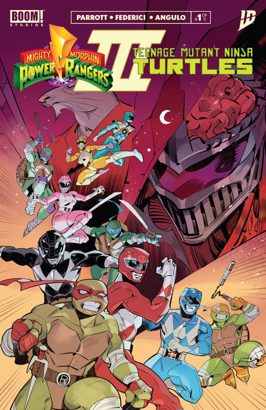 MIGHTY MORPHIN POWER RANGERS/ TEENAGE MUTANT NINJA TURTLES III #1 ZB 2ND PRINTING (DRESSED, NISHIJIMA)