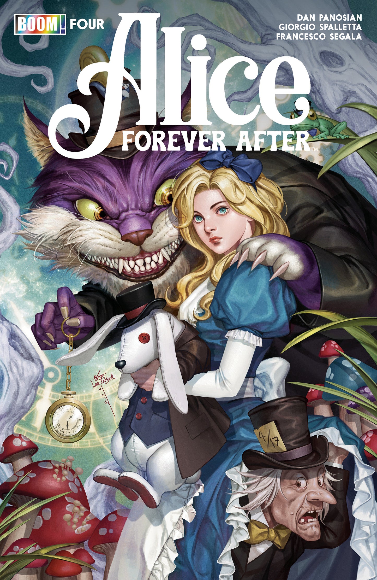 ALICE FOREVER AFTER #4 E FOC REVEAL VARIANT (DRESSED, LEE)