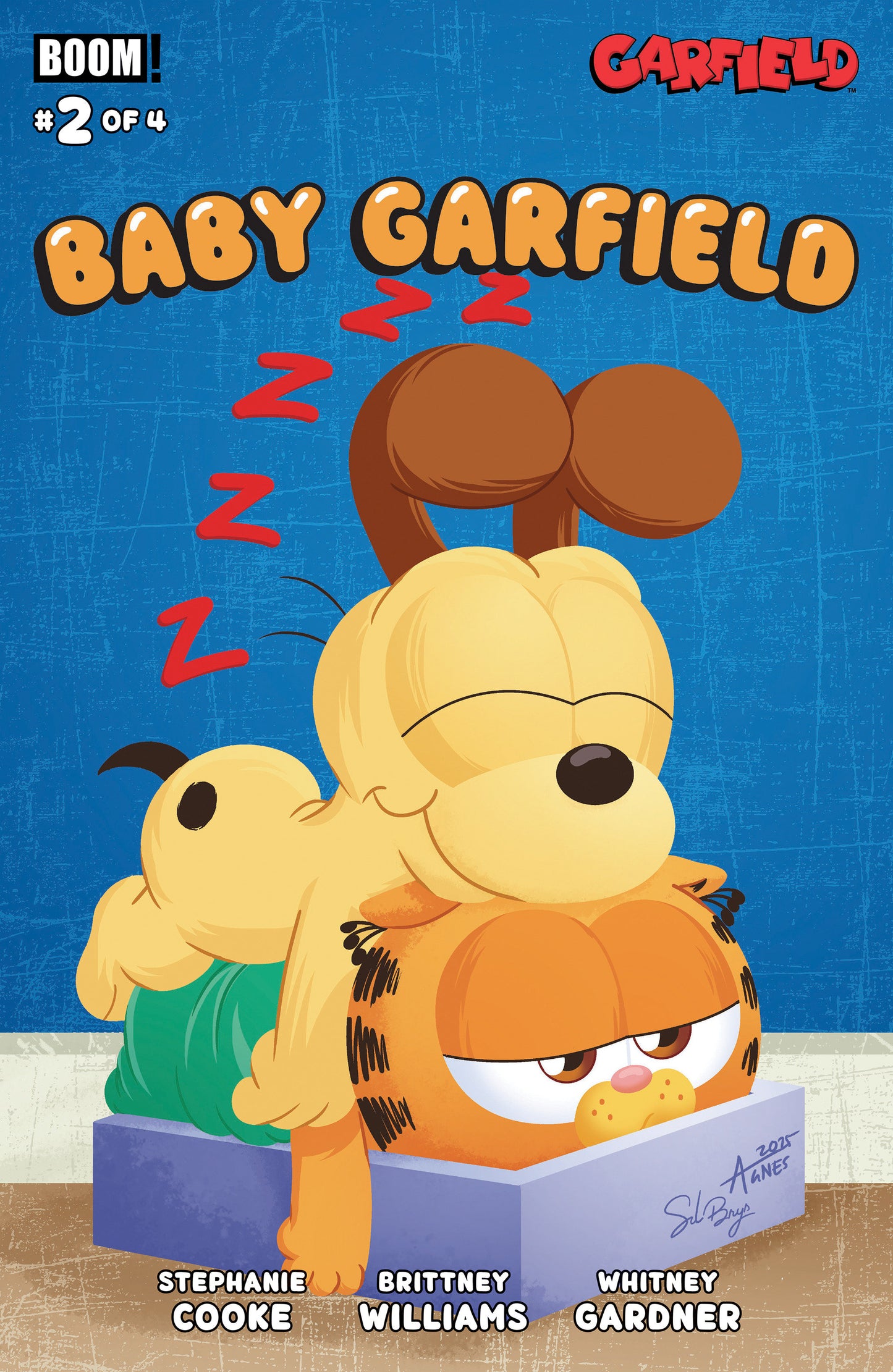 BABY GARFIELD #2 A MAIN (DRESSED, GARBOWSKA)