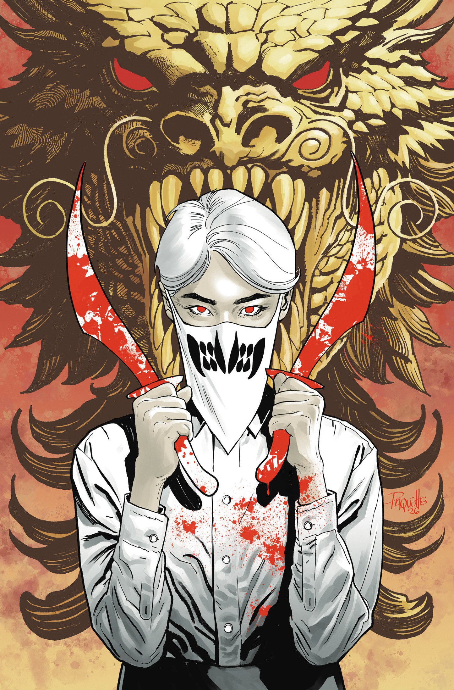 FALL OF THE HOUSE OF SLAUGHTER #2 G FOC REVEAL VARIANT (DRESSED, PAQUETTE)