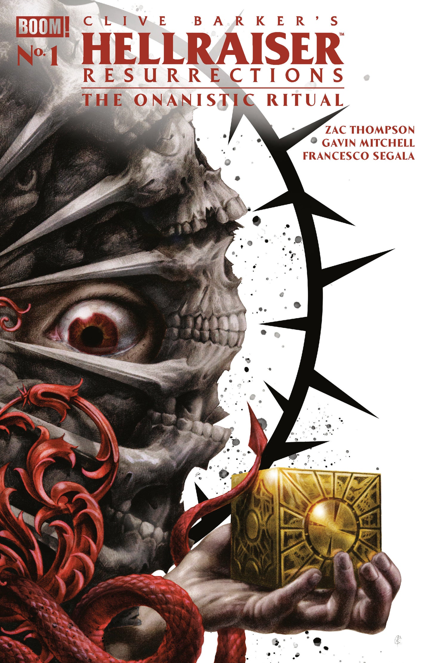 HELLRAISER: RESURRECTIONS - THE ONANISTIC RITUAL #1 G FOC REVEAL VARIANT (DRESSED, CURREY)