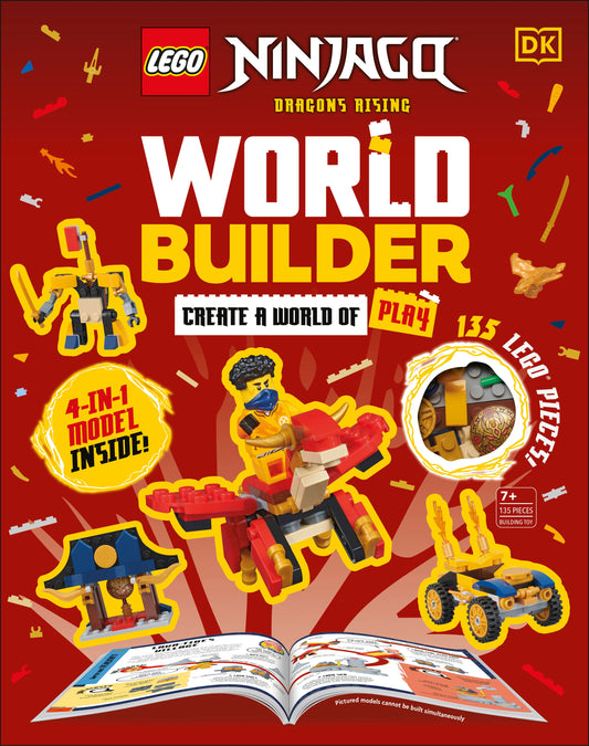 LEGO NINJAGO WORLD BUILDER: Create a World of Play with 4-in-1 Model and 150+ Build Ideas!