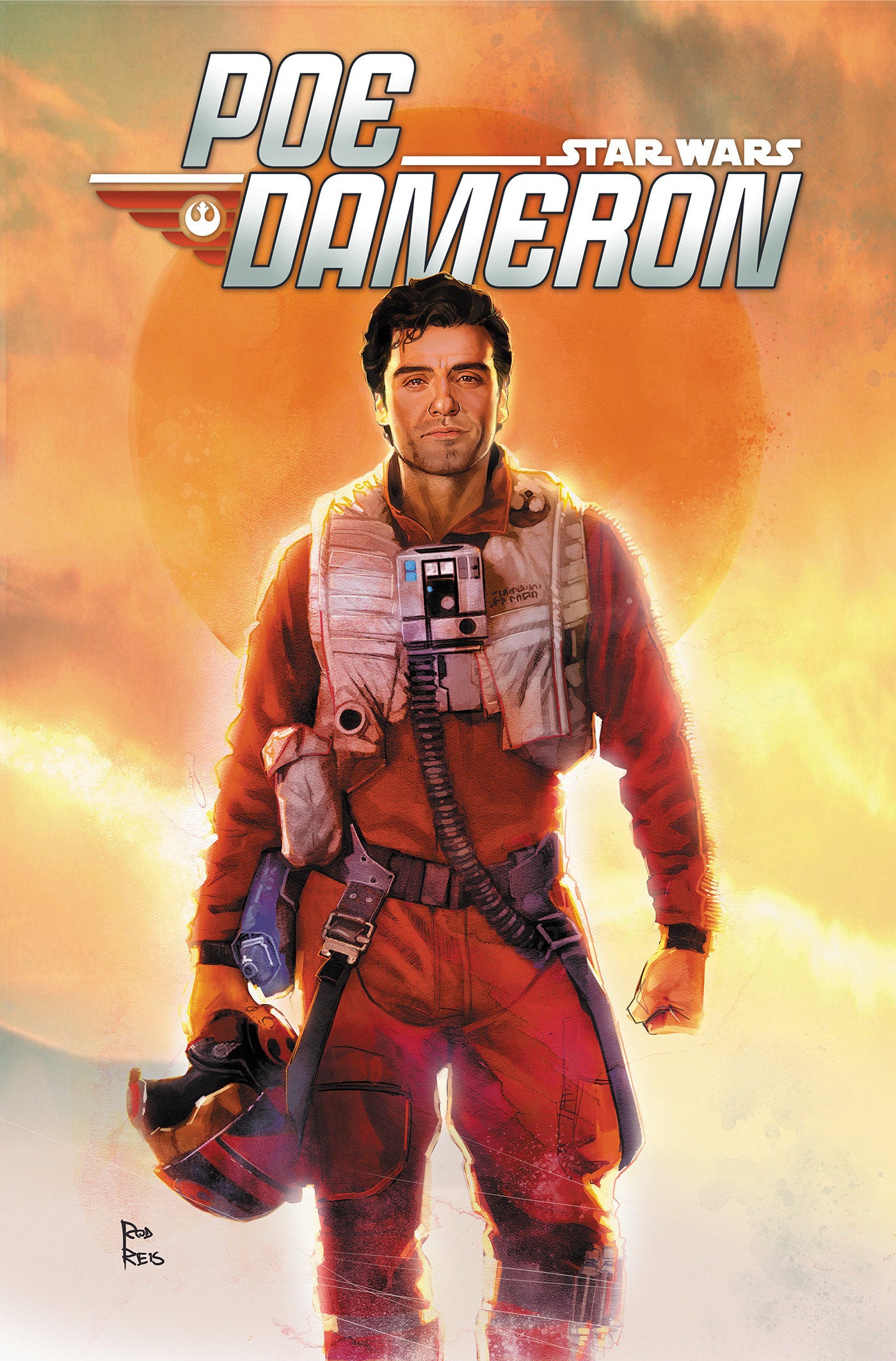 STAR WARS: POE DAMERON OMNIBUS HC ROD REIS COVER [DM ONLY]