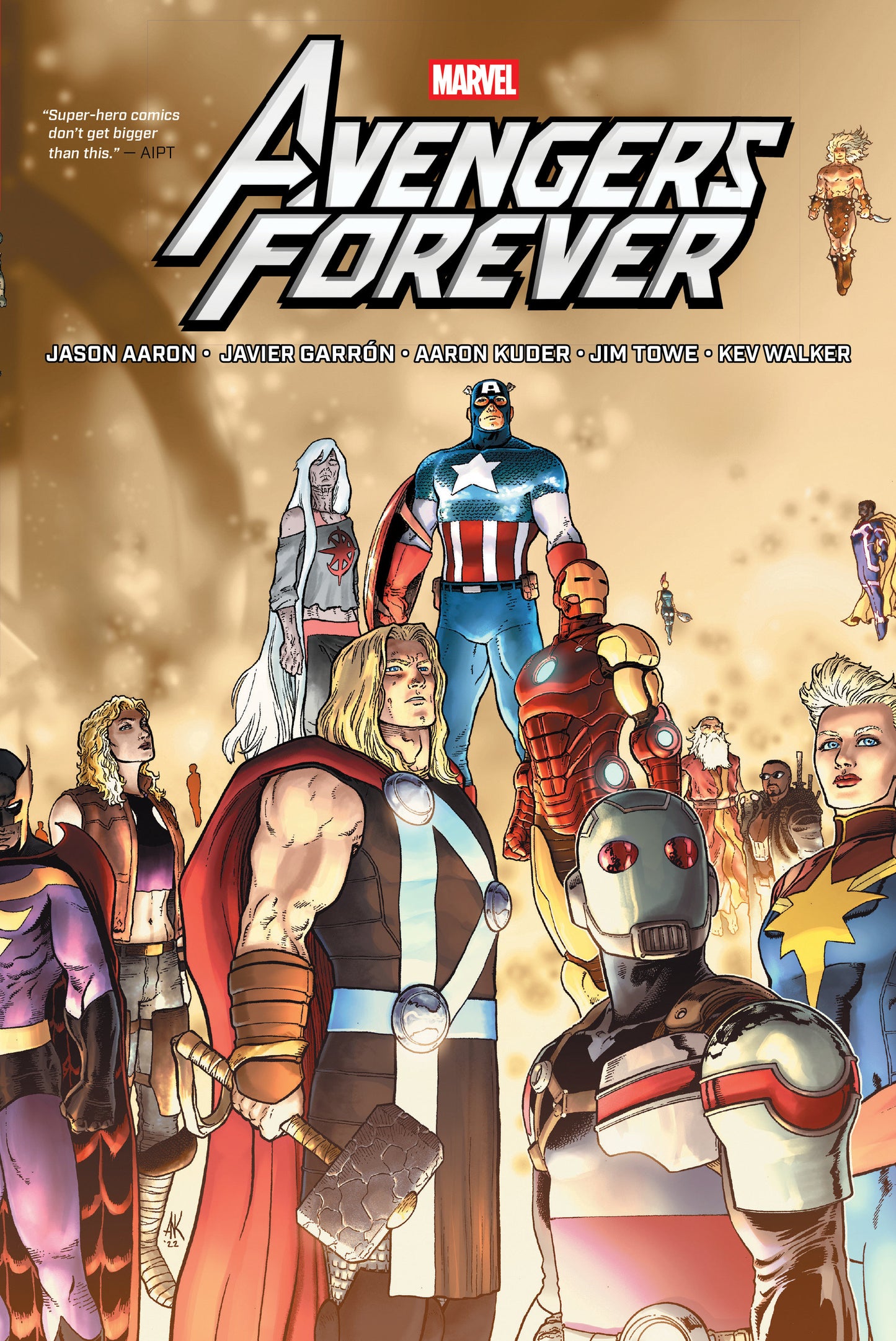 AVENGERS FOREVER BY JASON AARON OMNIBUS HC AARON KUDER COVER