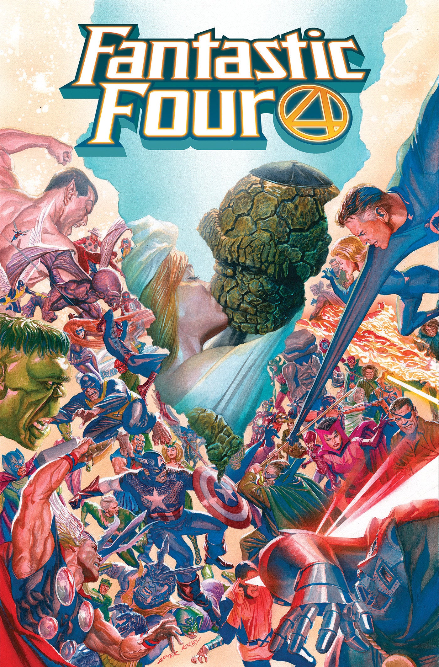 FANTASTIC FOUR BY DAN SLOTT OMNIBUS HC VOL. 1 ALEX ROSS COVER [DM ONLY]