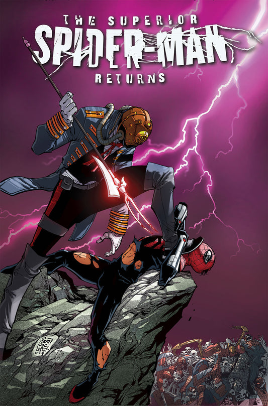 SUPERIOR SPIDER-MAN RETURNS OMNIBUS HC MIKE DEL MUNDO COVER [DM ONLY]
