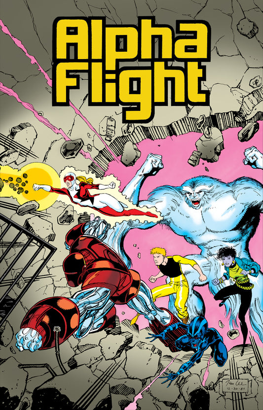 ALPHA FLIGHT BY MANTLO & LEE OMNIBUS HC JIM LEE COVER