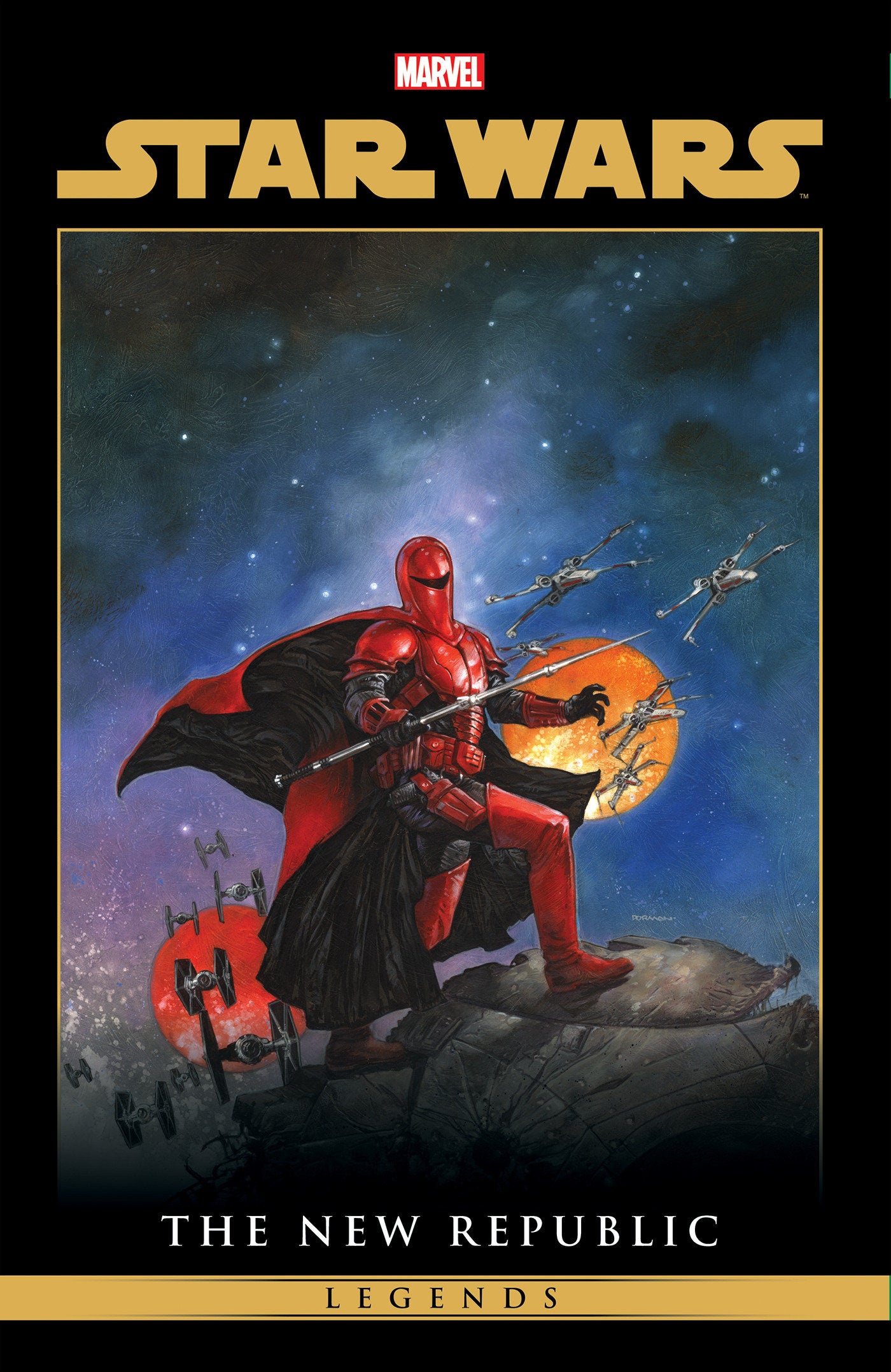 STAR WARS LEGENDS: THE NEW REPUBLIC OMNIBUS HC VOL. 3 DAVE DORMAN EMPIRE LOST COVER [DM ONLY]