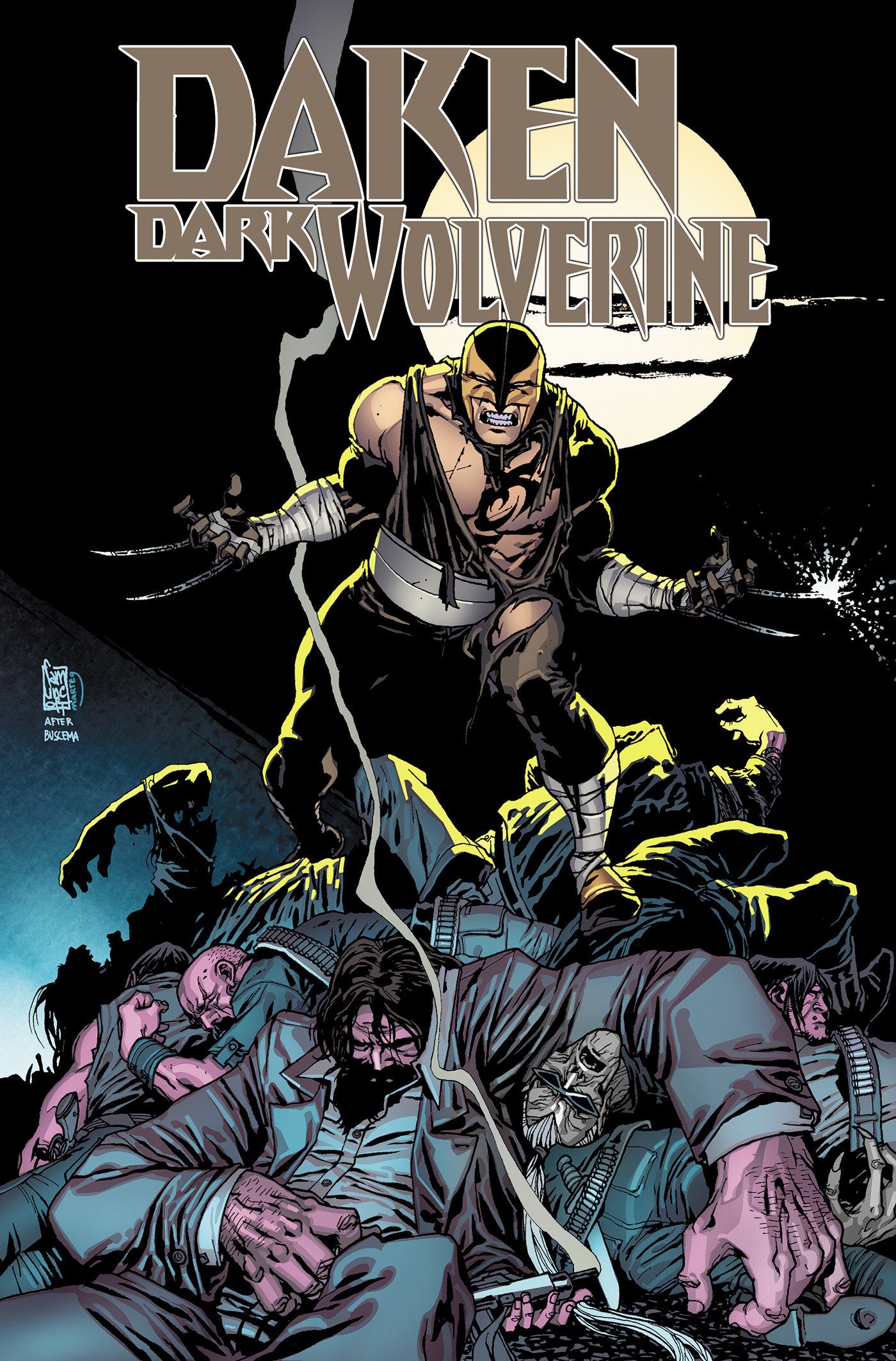 DAKEN: DARK WOLVERINE HC OMNIBUS GIUSEPPE CAMUNCOLI COVER [DM ONLY]