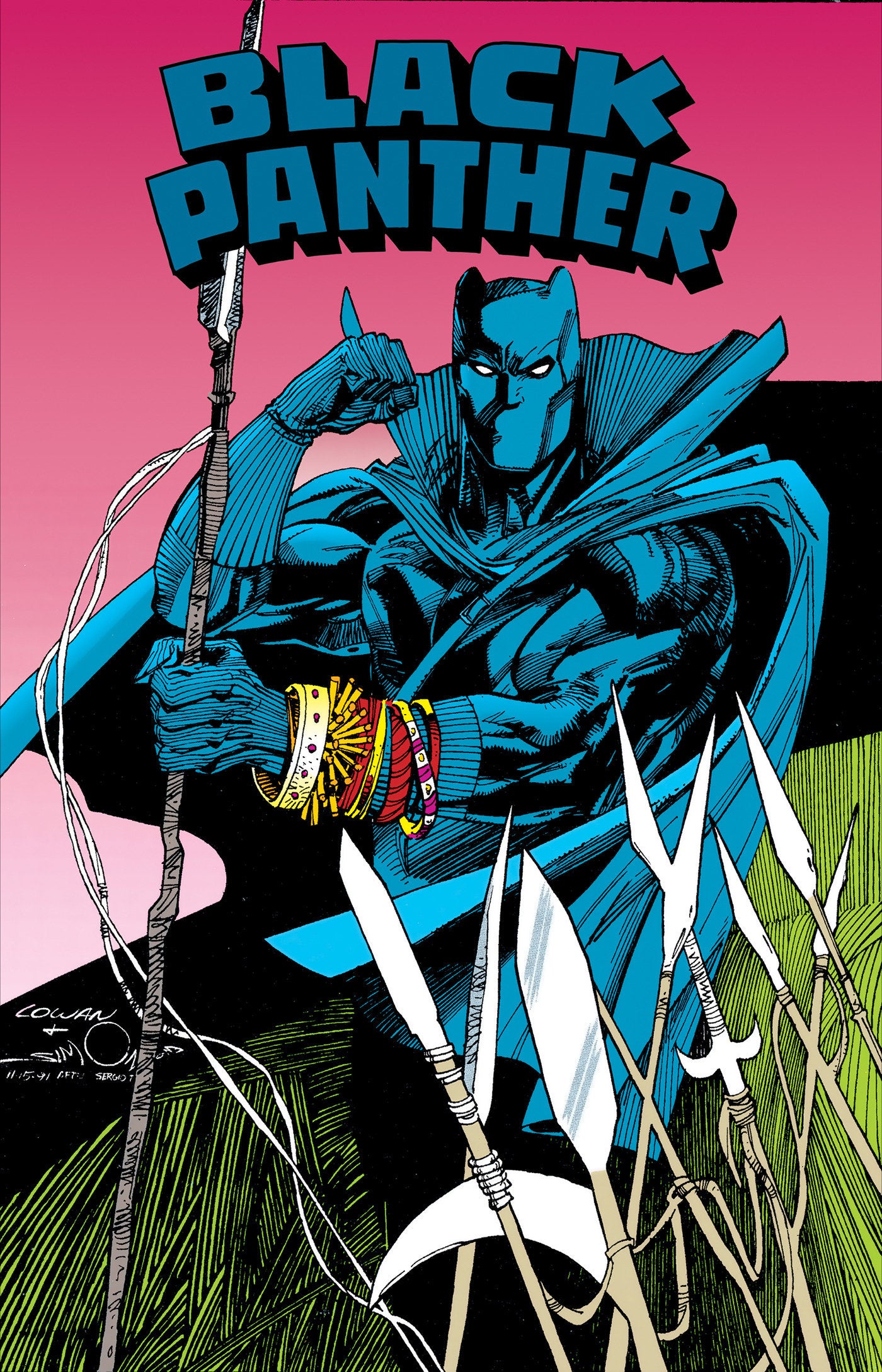 BLACK PANTHER: PANTHER'S PREY OMNIBUS HC DENYS COWAN COVER