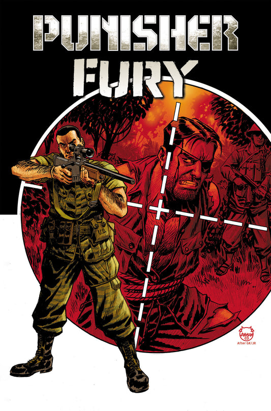 PUNISHER & FURY MAX BY GARTH ENNIS OMNIBUS HC DAVE JOHNSON COVER