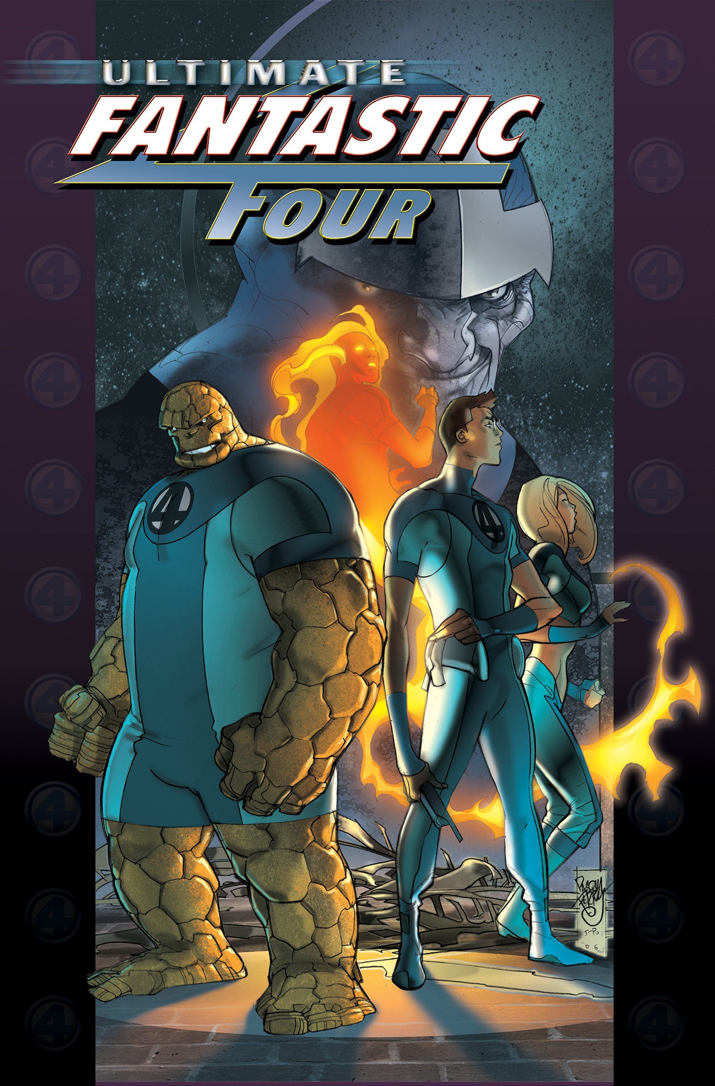 ULTIMATE FANTASTIC FOUR OMNIBUS HC VOL. 2 PASUAL FERRY THANOS COVER [DM ONLY]