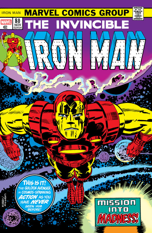 THE INVINCIBLE IRON MAN OMNIBUS HC VOL. 4 JACK KIRBY COVER [DM ONLY]