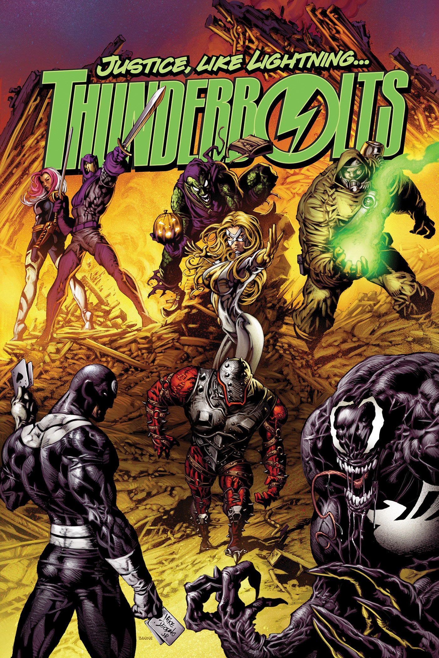 THUNDERBOLTS: DARK REIGN HC OMNIBUS MIKE DEODATO JR. COVER [DM ONLY]