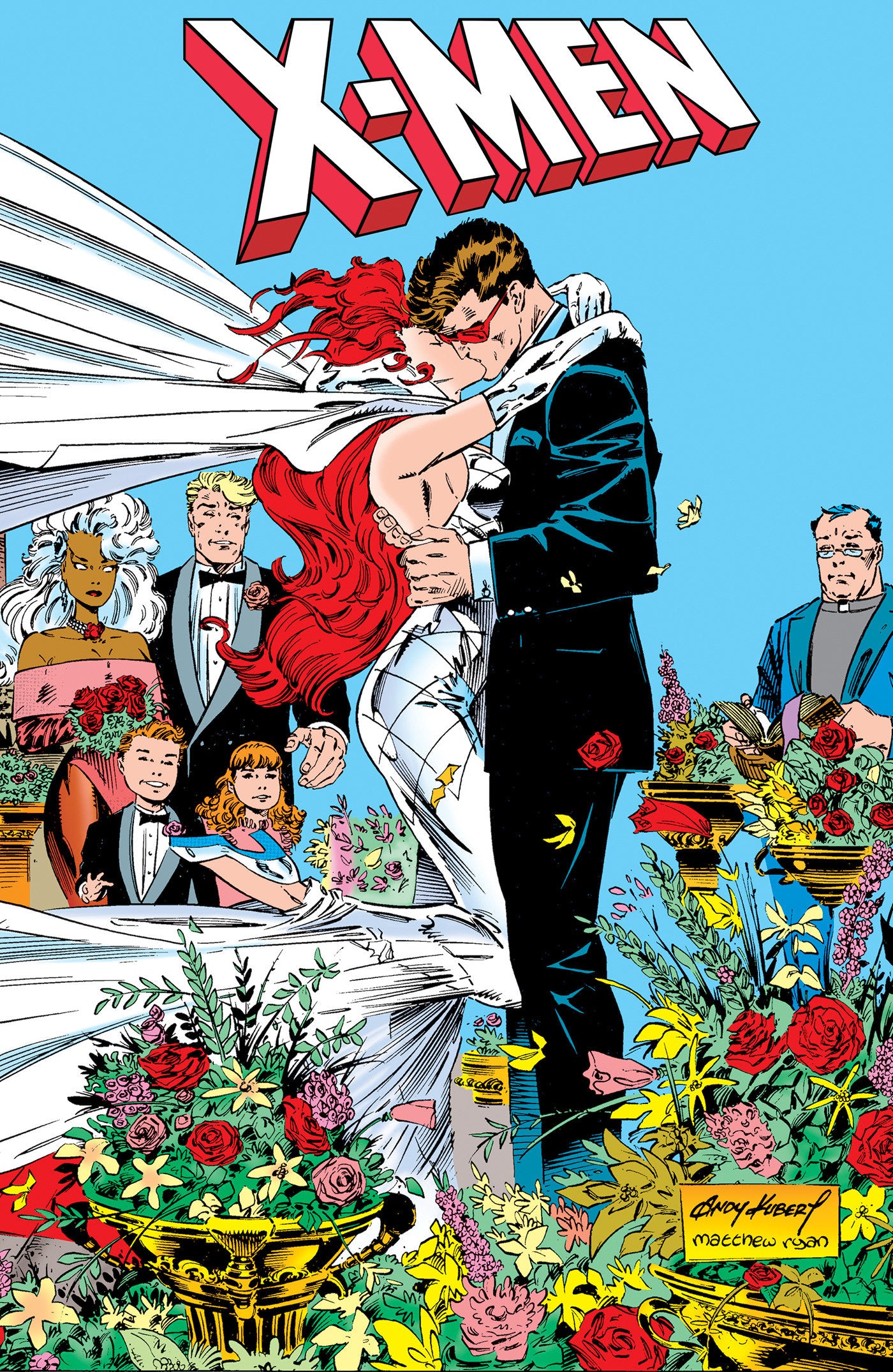 X-MEN: BLUE & GOLD - BLOODTIES OMNIBUS HC ANDY KUBERT COVER