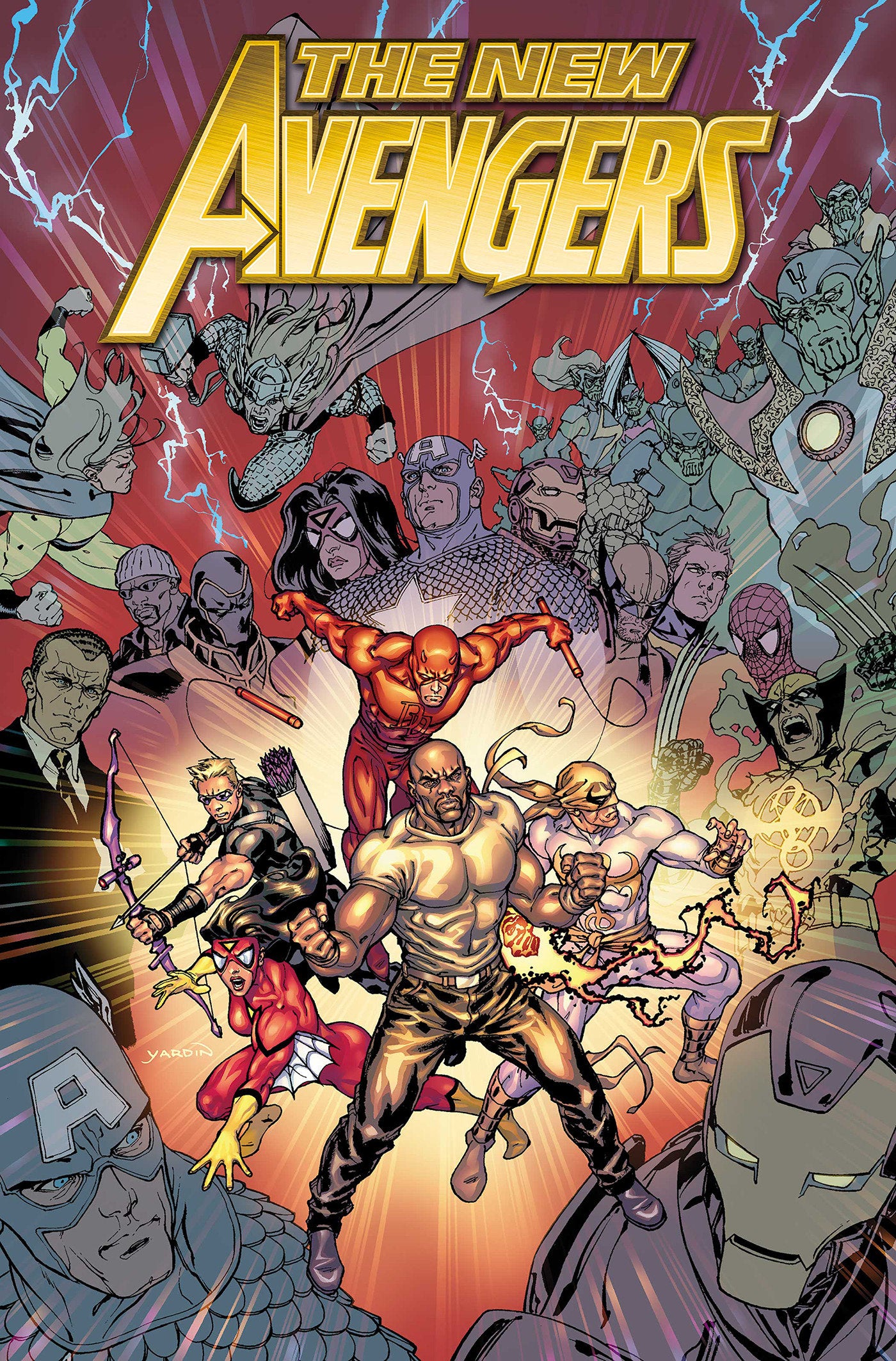 NEW AVENGERS OMNIBUS HC VOL. 3 DAVID YARDIN COVER [DM ONLY]
