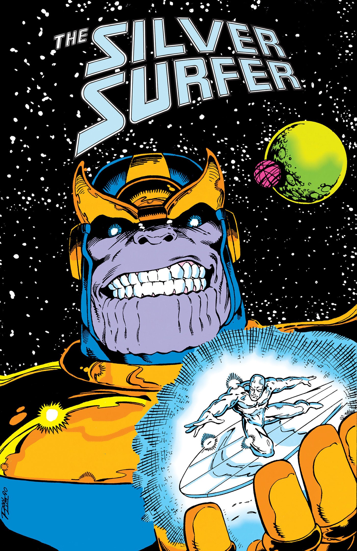 SILVER SURFER: THE INFINITY GAUNTLET OMNIBUS HC RON LIM MARVEL AGE COVER [DM ONLY]