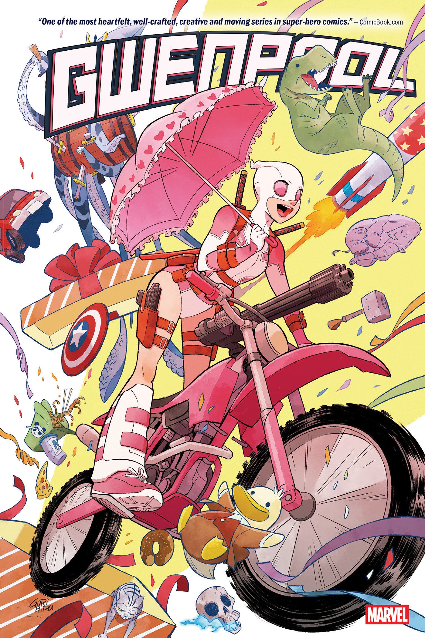 GWENPOOL OMNIBUS HC GURIHIRU COVER [NEW PRINTING]