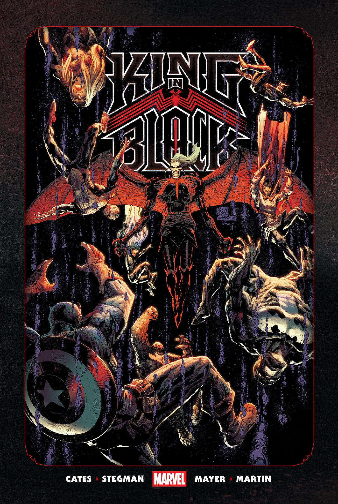 KING IN BLACK OMNIBUS HC RYAN STEGMAN FALL COVER [NEW PRINTING]