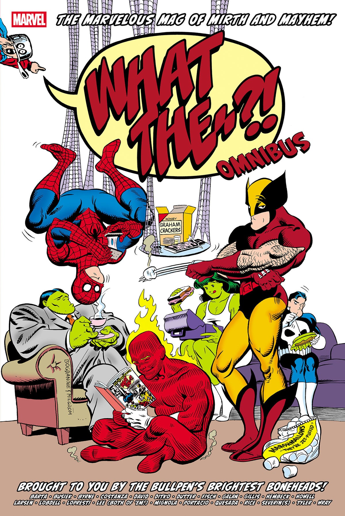 WHAT THE--?! OMNIBUS HC JON BOGDANOVE COVER