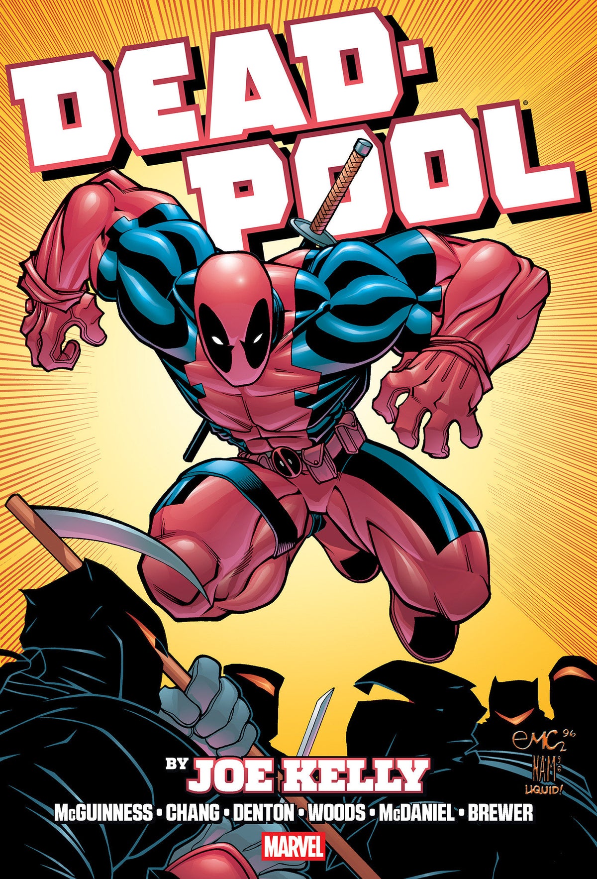 DEADPOOL BY JOE KELLY OMNIBUS HC ED MCGUINNESS NINJA COVER [NEW PRINTING, DM ONLY]
