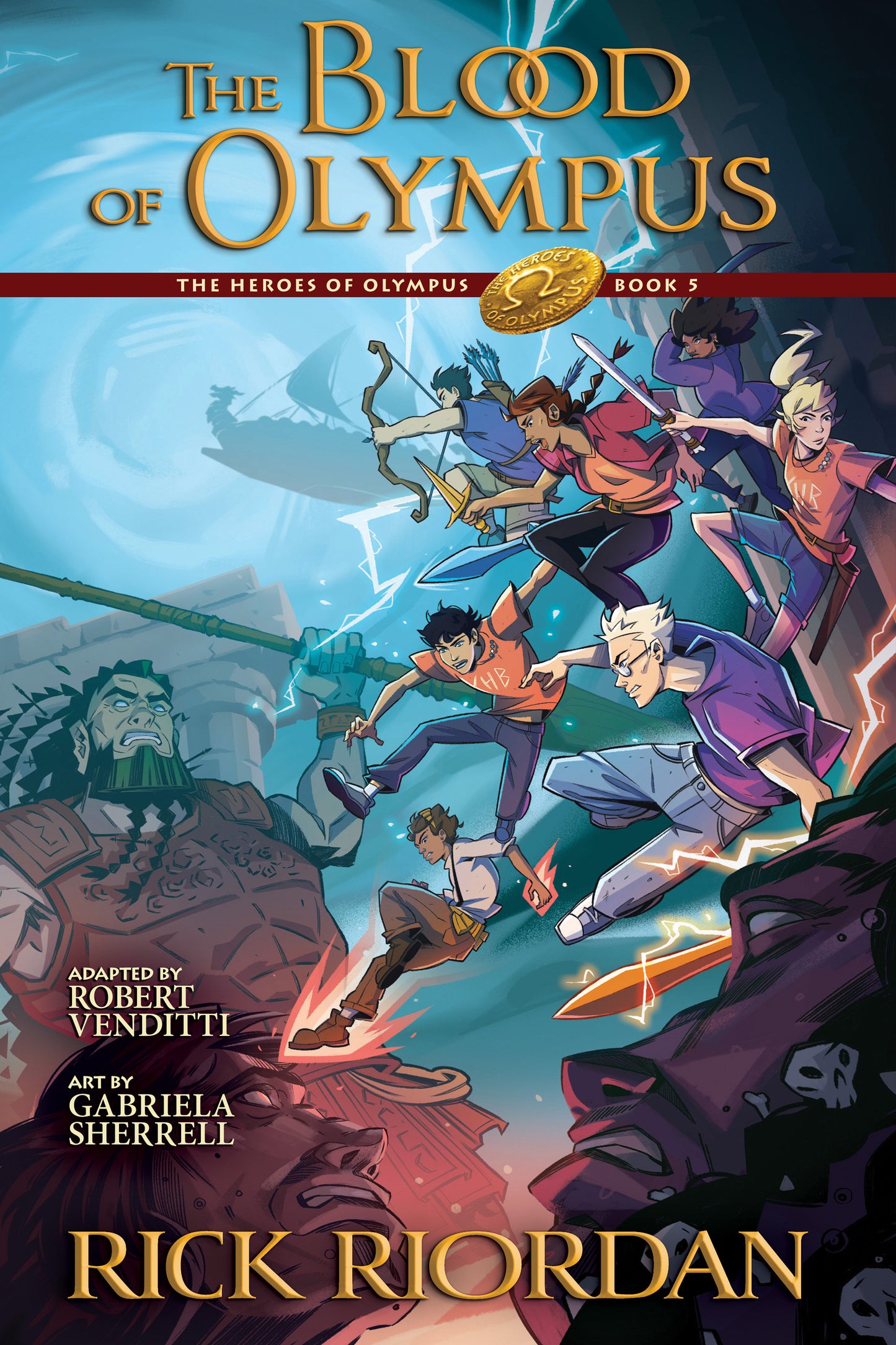 HEROES OF OLYMPUS, THE, BOOK FIVE: THE BLOOD OF OLYMPUS, THE GRAPHIC NOVEL (Trade Paperback)
