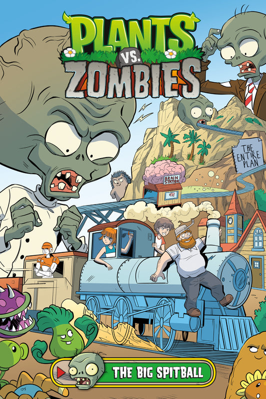 PLANTS VS. ZOMBIES VOLUME 24: THE BIG SPITBALL (Hardcover)