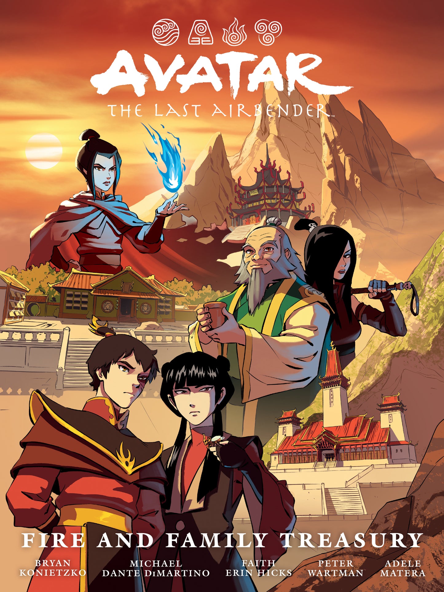 AVATAR: THE LAST AIRBENDER--FIRE AND FAMILY TREASURY LIBRARY EDITION HC