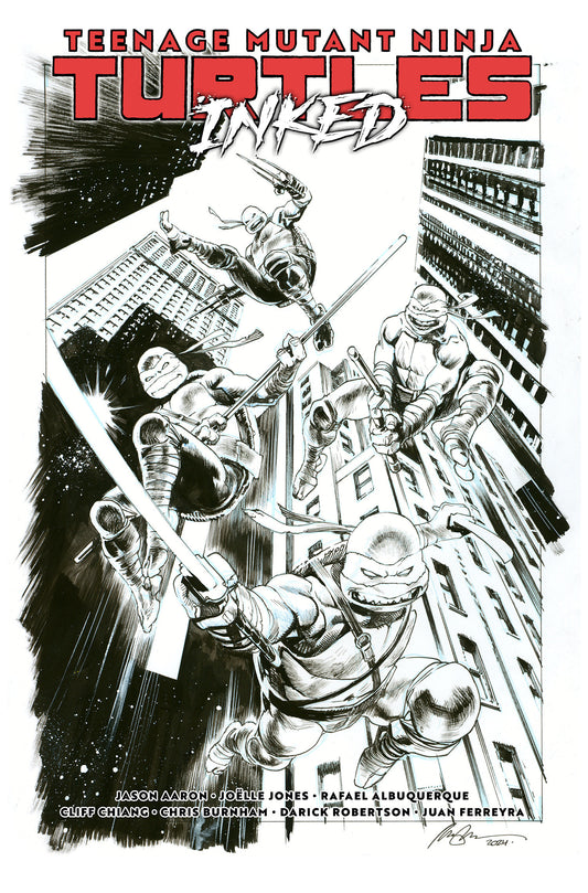 TEENAGE MUTANT NINJA TURTLES, VOL. 1: RETURN TO NEW YORK—INKED DELUXE EDITION
