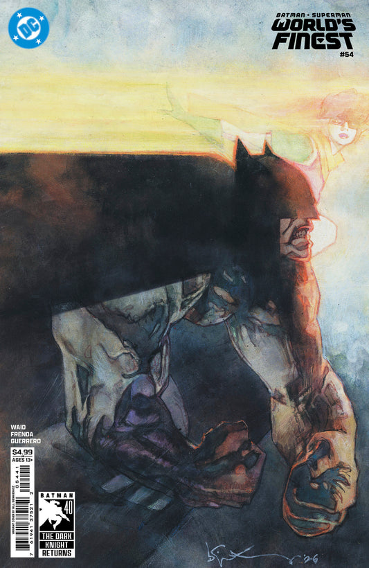 BATMAN SUPERMAN WORLDS FINEST #54 CVR D BILL SIENKIEWICZ DARK KNIGHT RETURNS 40TH ANNIVERSARY CARD STOCK VAR