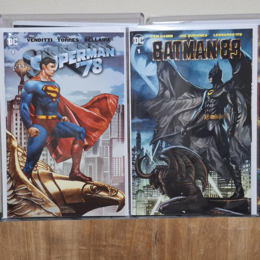 SUPERMAN 78 #1 & BATMAN 89 #1 MICO SUAYAN EXCLUSIVE "WORLDS FINEST" COMBO