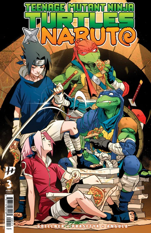 TEENAGE MUTANT NINJA TURTLES X NARUTO #3 COVER A (JIMENEZ)